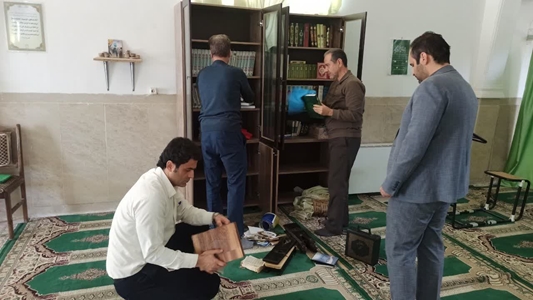 غبارروبی مسجد امام علی (ع) مجتمع دانشگاهی گلدشت به مناسبت فرا رسیدن ماه مبارک رمضان _ 1404